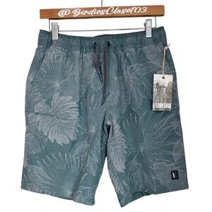 Linksoul Men's Golf Lounge Athleisure Vacation Lined Tropical Storm Shorts S